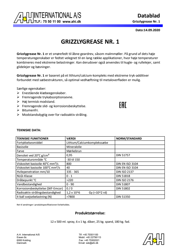 

Grizzlygrease nr 1

